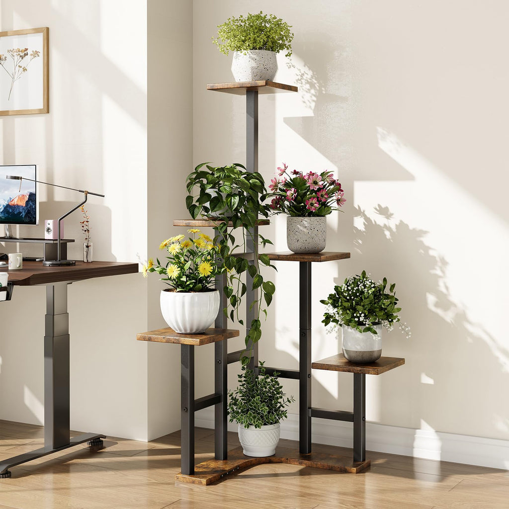 Corner Plant Stand Indoor 6 Tiered Corner Plant Shelf
