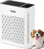 Air Purifier Large Room, HEPA Air Purifiers for Home Pets Hair with Washable Filter, Air Cleaner for