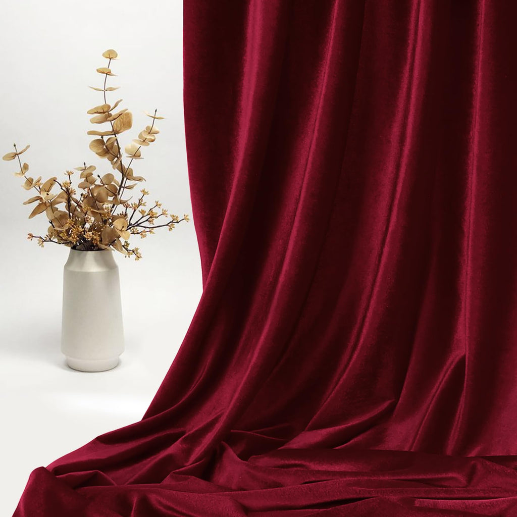 5 Yard Burgundy Fabric 60" Wide for DIY Crafts