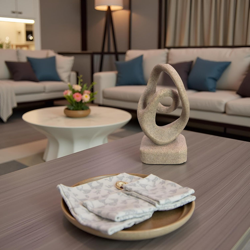 Abstract Modern Ribbon Decorative Sculpture, Knot Sculptures,Home Decor,Coffee Table Statues,Dining Living Room Desk