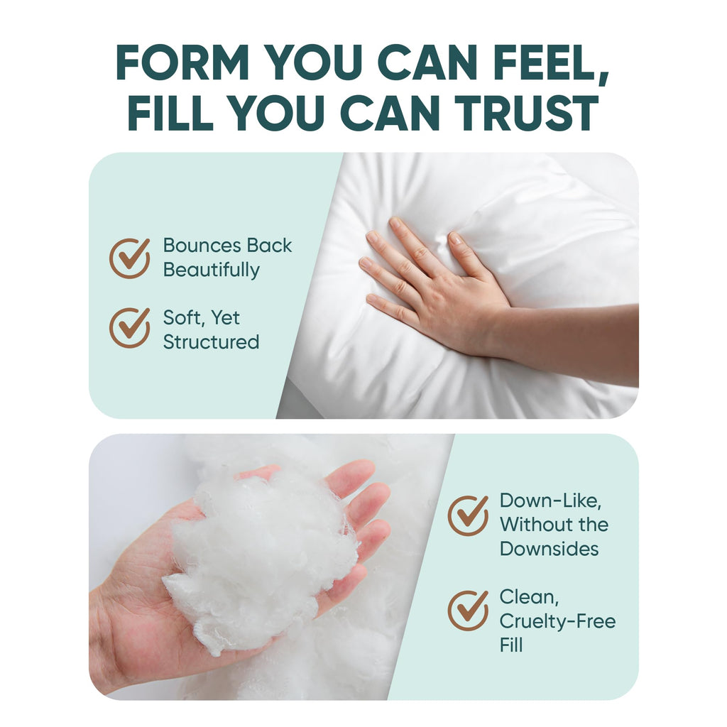 Synthetic Down Pillow Insert 30x30 in - Karate Chop Pillow