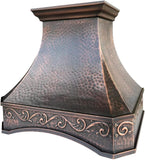 Copper Range Hood Insert Baffle Filters