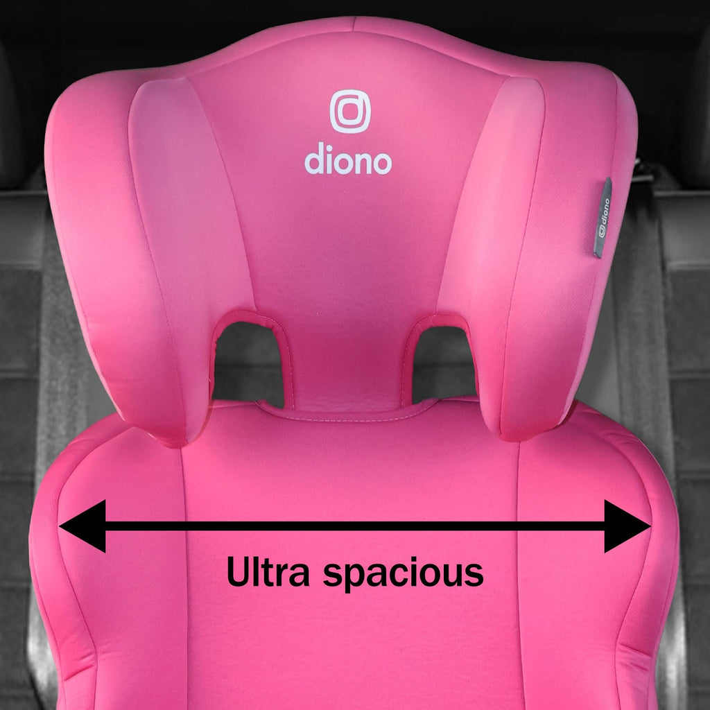 Diono Everett NXT High Back Booster Car Seat with Rigid Latch, Lightweight Slim Fit Design, 8 Years 1 Booster Seat
