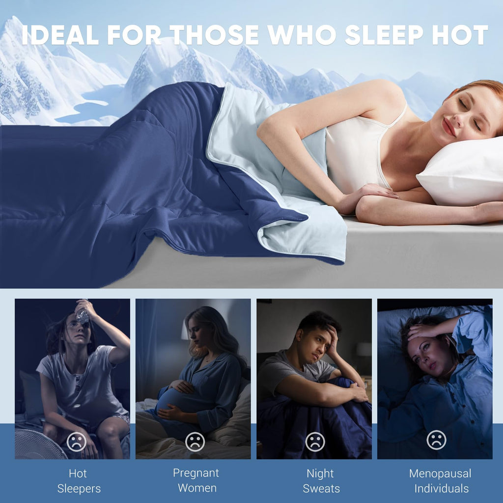 Cooling Comforter Queen Size, Cooling Blanket for Hot Sleepers