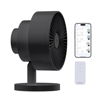 Smart Fan, Ultra-Quiet 2-in-1 Air Circulator with Remote