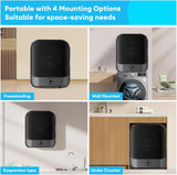 2.6 Cu.Ft. Portable Dryer for Laundry, 110V Compact Portable Clothes Dryer with Stainless Steel Tub & Control Knob