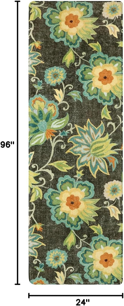 Floral Kitchen Runner Rug- 2x8 Runners