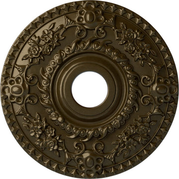 Rose Ceiling Medallion, Brass