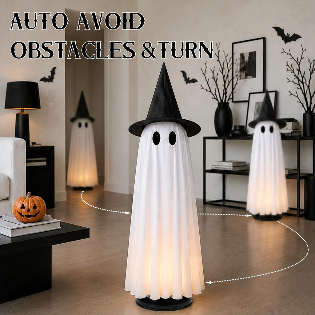 Halloween Decoration Indoor 46.5" Lighted Animated Floating Ghost