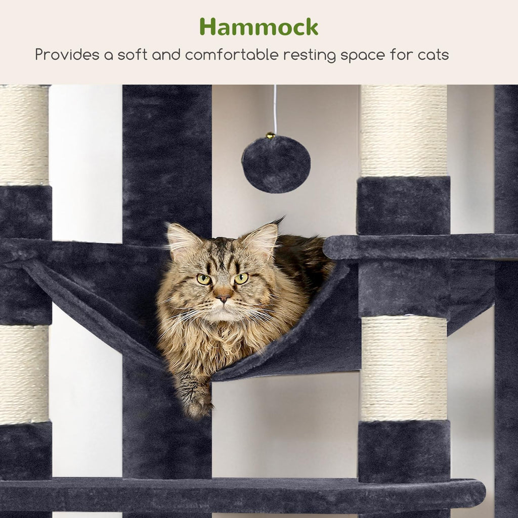 Giant Tall Heavy Duty Cat Tower for Indoor Large Cats
