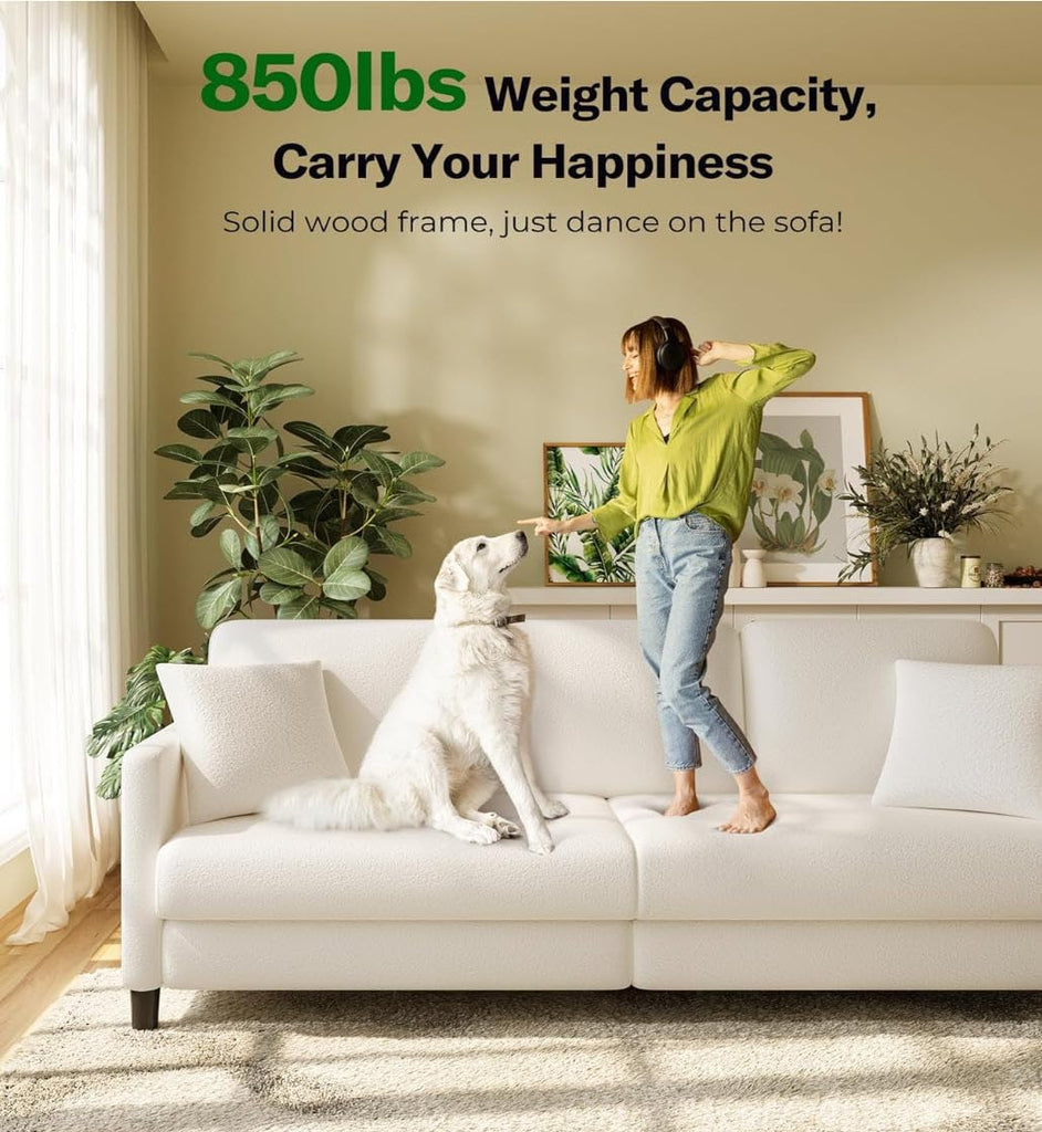 Couches, 83"Teddy Sofa Couch, Sofas