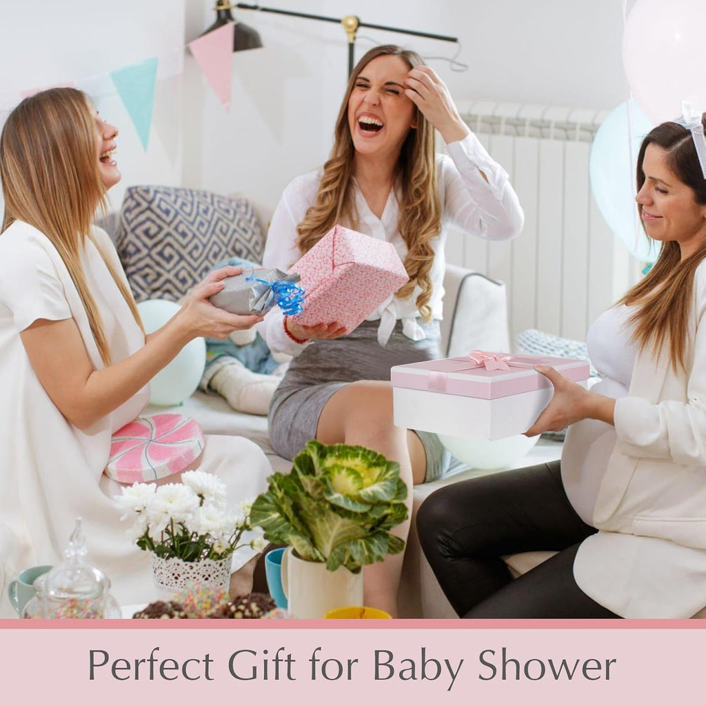Deluxe Baby Girl Gift Set, Newborn Baby Shower Gifts Basket, Newborn Gifts Box, Boho Baby Girl Essentials, Baby