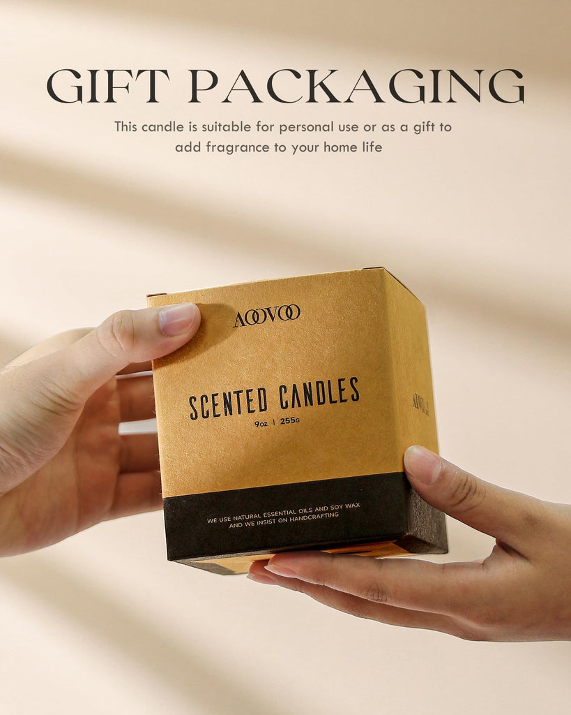 Coconut Vanilla Candles - 36 oz Scented Candles, Aromatherapy Candle, Soy Candle Scented
