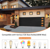 2-Pack Outdoor Light Fixtures Wall Mount, Waterproof Exterior Wall Lanterns Porch Lights