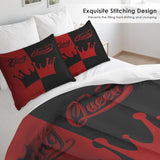 Comforter Set Queen, Queen King Princess Soft 3 Pcs Bedding for Kids and Adults