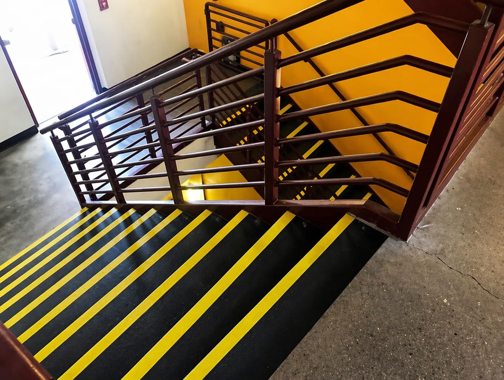 Anti-Slip Stair Treads - Non-Slip Indoor Outdoor Step Grips & Traction Strips for Wood, Concrete & Decks, Industrial