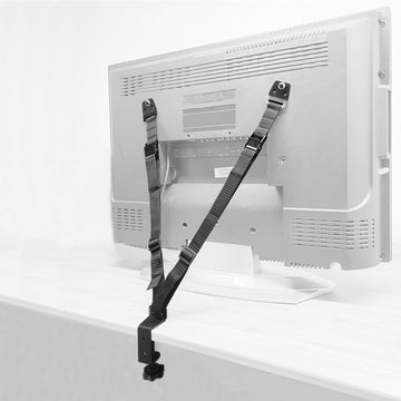 Child Proof TV Safety Straps- TV Earthquake Strap Furniture Anchors Work for Baby Proofing Secures to TV Stand and