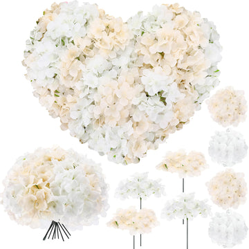 200 Pcs White and Champagne Artificial Bulk