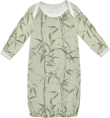 Green Organic Cotton baby-girls Sleeper Gowns Long Sleeves Soft Lightweight Baby Sleeping Bag Boy Girl Coming Home