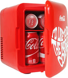 World 1971 Series Portable 6 Can Thermoelectric Mini Fridge Cooler/Warmer, 4 L/4.2 Quarts Capacity, 12V DC/240V AC for