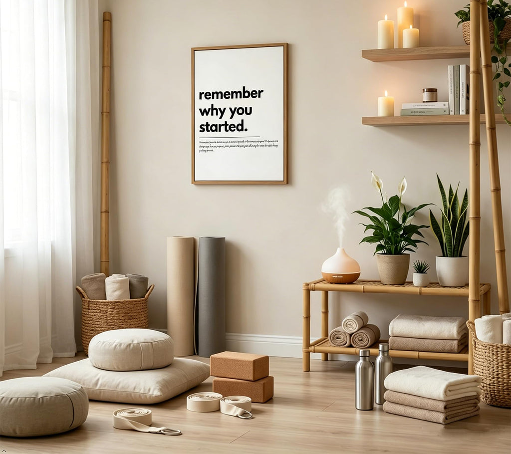 Floating Framed Inspirational Canvas Wall Art, 12x16in