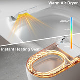 Pre-Sale Smart Toilet with Bidet Built in, Elongated Toilet with Heated Seat, Dryer, Auto-Lift Lid, Soft Close