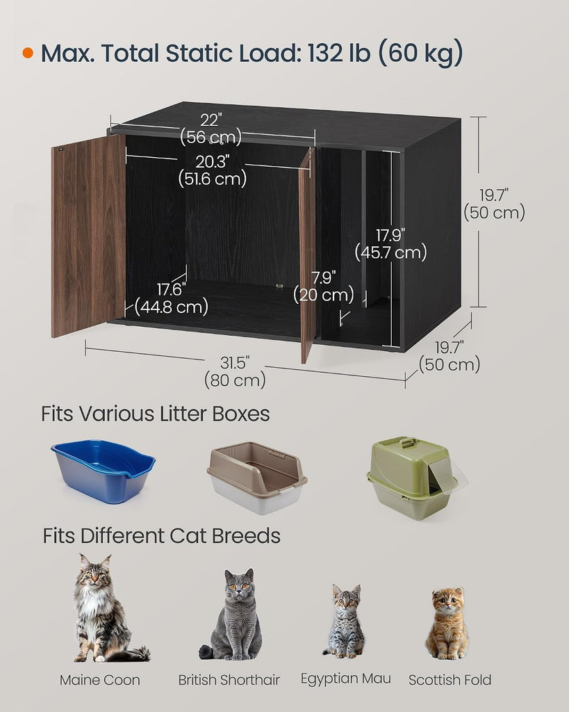 Cat Litter Box Enclosure, Snapsemble Superfast Assembly
