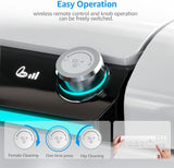 Smart Toilet with Auto Open/Close Lid, Bidet Toilet Pump-assisted, Blackout Flush, Heated Seat, Dual Auto Flush