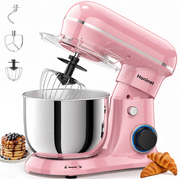 4QT Electric Stand Mixer, 10-Speed Tilt-Head Compact Kitchen Mixer