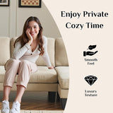 Karl home U-Shape Sectional Sofa Couch 111" Modern 4-Seat Sofa with Chaises Chenille Fabric Upholstered Covertible