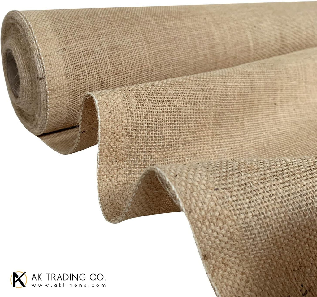 24" Burlap Fabric 10oz Natural - 100% Jute Hessian, Eco-Friendly, Biodegradable, Ideal for Crafts, Weddings, Home