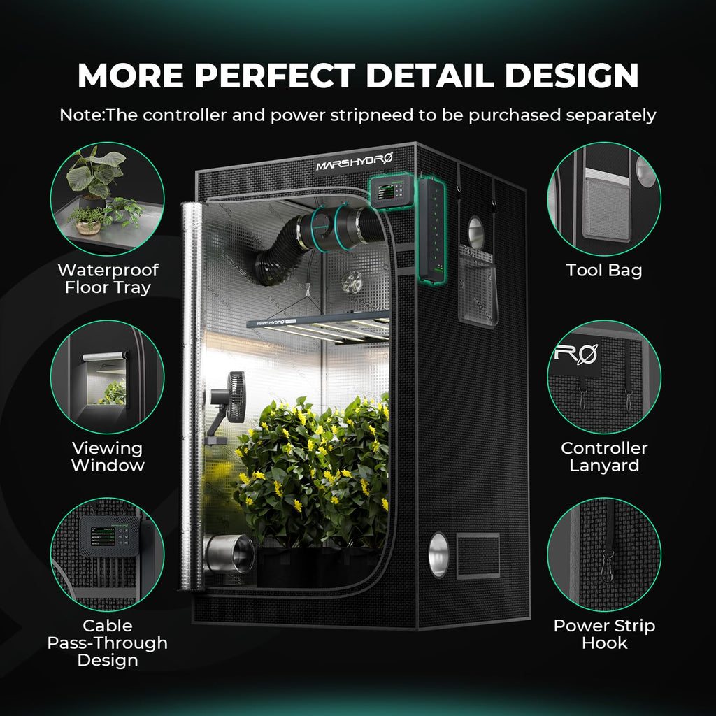3x3 Grow Tent 36"x36"x71" Indoor Plant Growing
