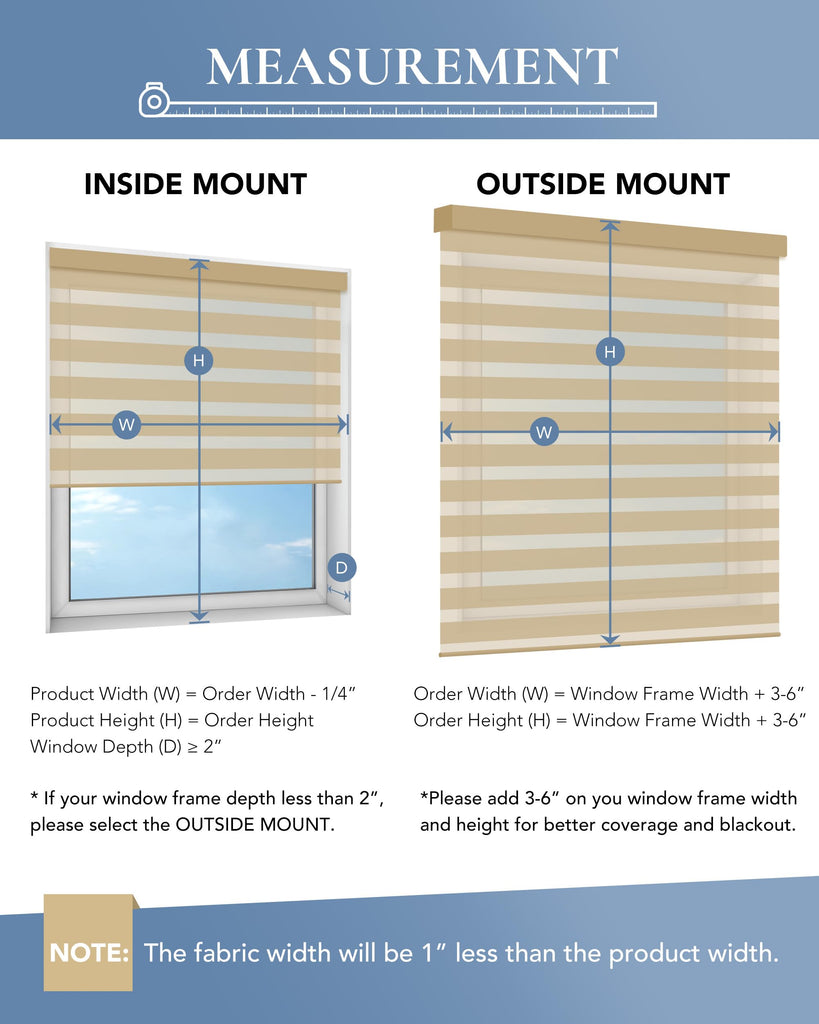 Smart Zebra Sheer Blinds Custom to Compatible with Alexa Google Horizontal Motorized Window Blind Dual