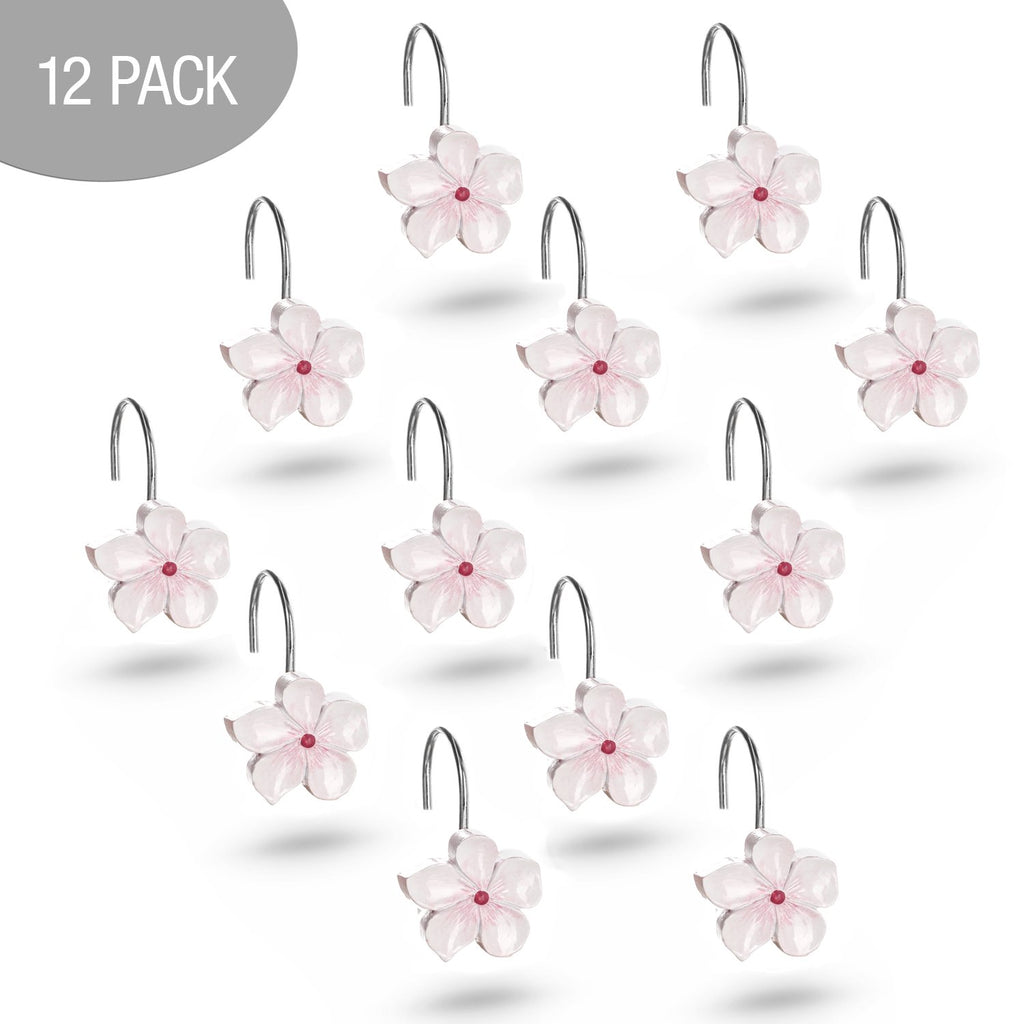 Vanda Shower Curtain Hooks Decorative | Set of 12