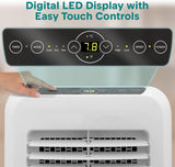 Portable Air Conditioner, Dehumidifier & Fan | 3-in-1 8,000 BTU AC With Temperature Ranges 64°F