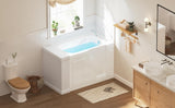 Floridian 55" x 33" Walk-in Bathtub with Right-Side Door Opening and Quick Fill and Drain System, Rectangular Soaking