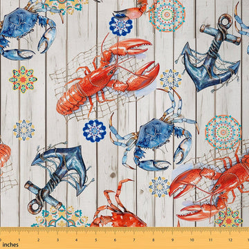 Ocean Beach Upholstery Fabric Soft 3 Yards