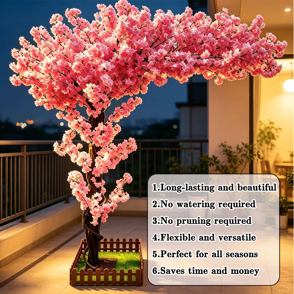 5FT Japanese Artificial Cherry Blossom Trees Pink Indoor Outdoors
