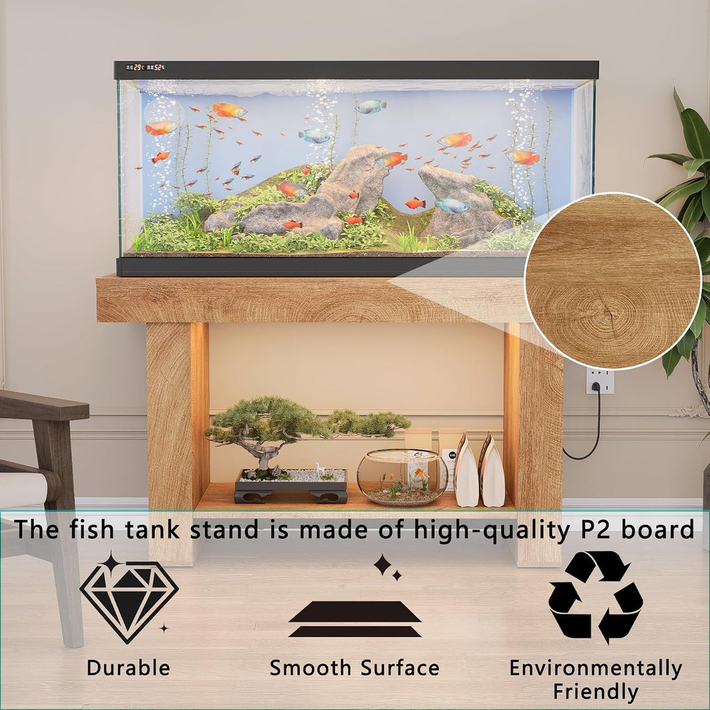 75-120 Gallon Fish Tank Stand, 1500LBS Heavy Duty Aquarium Stand
