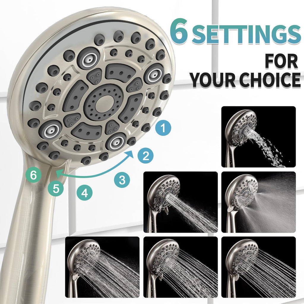10" Rain Shower Head Shower Faucet Set with Handheld Spray