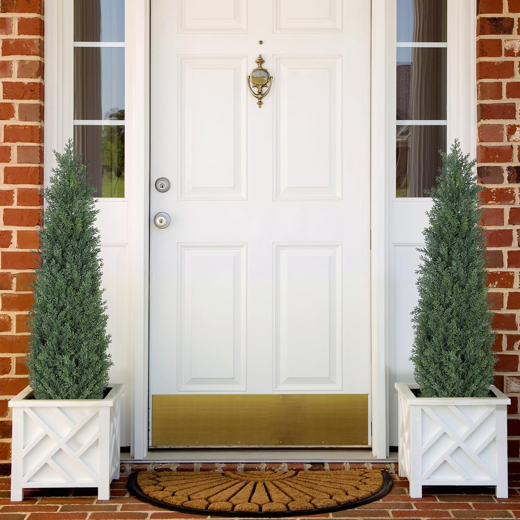 3FT Cedar Topiary Trees Artificial Outdoor Plants UV-Resistant Cypress Tree