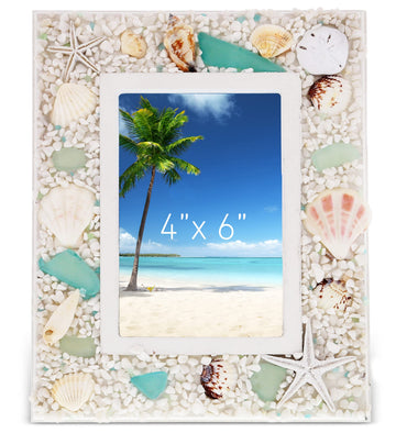 Oceanic Beach 4x6 Frame Beach Decor - 9.4 Inches