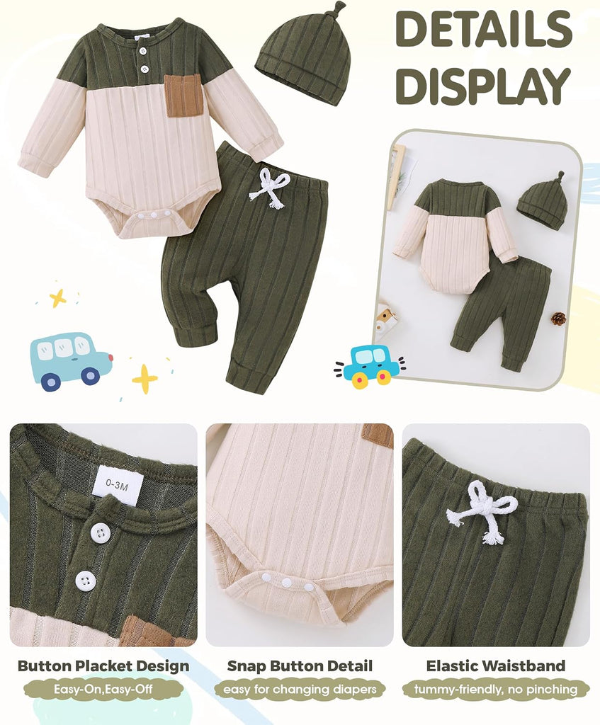 Newborn Baby Boy Clothes Winter Outfit Essentials
