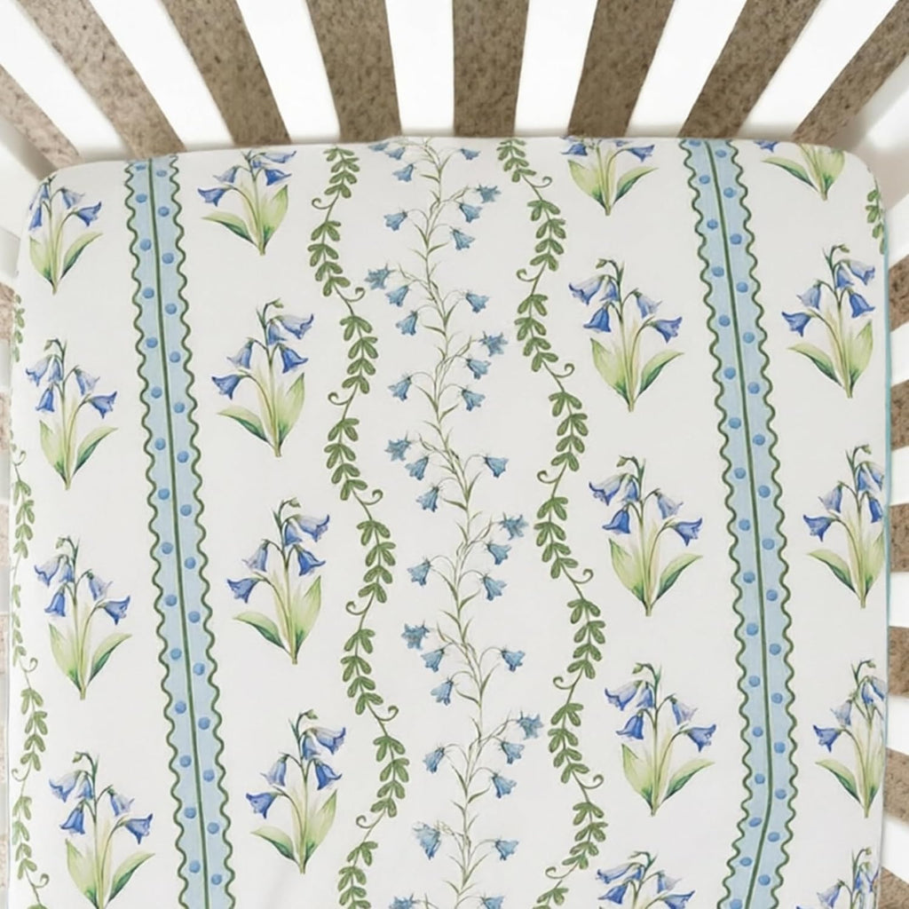 Organic Crib Sheets for Girls Boys Fitted Crib Mattress Sheet Neutral, Soft Breathable Cotton Cover for Baby Bed