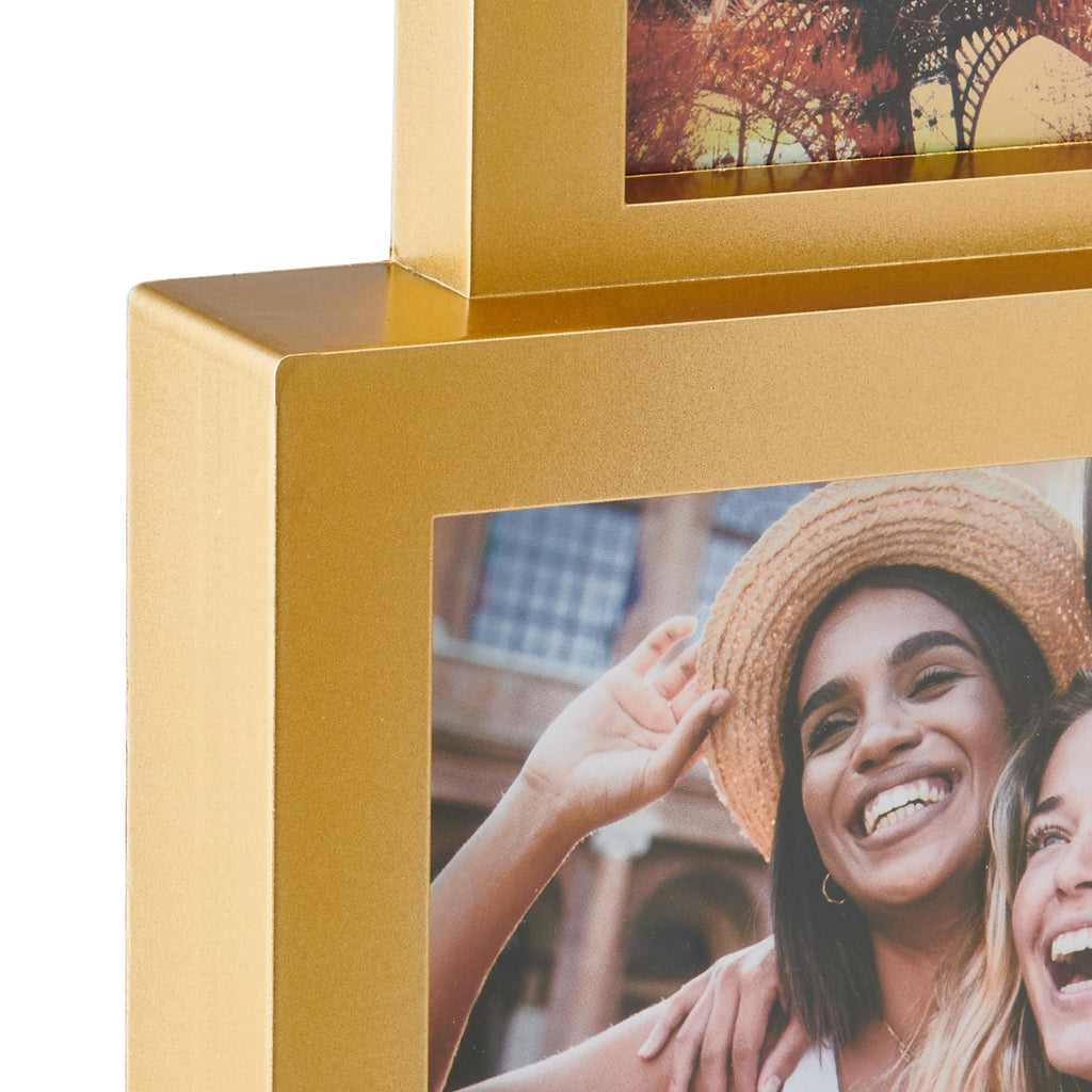 12 Opening 23.5x18 Gold Collage Picture Frame for Wall