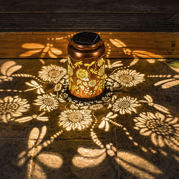 Sunflower Solar Lanterns Outdoor Waterproof Hanging Solar Lights, Gifts for Women Grandma Mom Garden Decor, Lantern