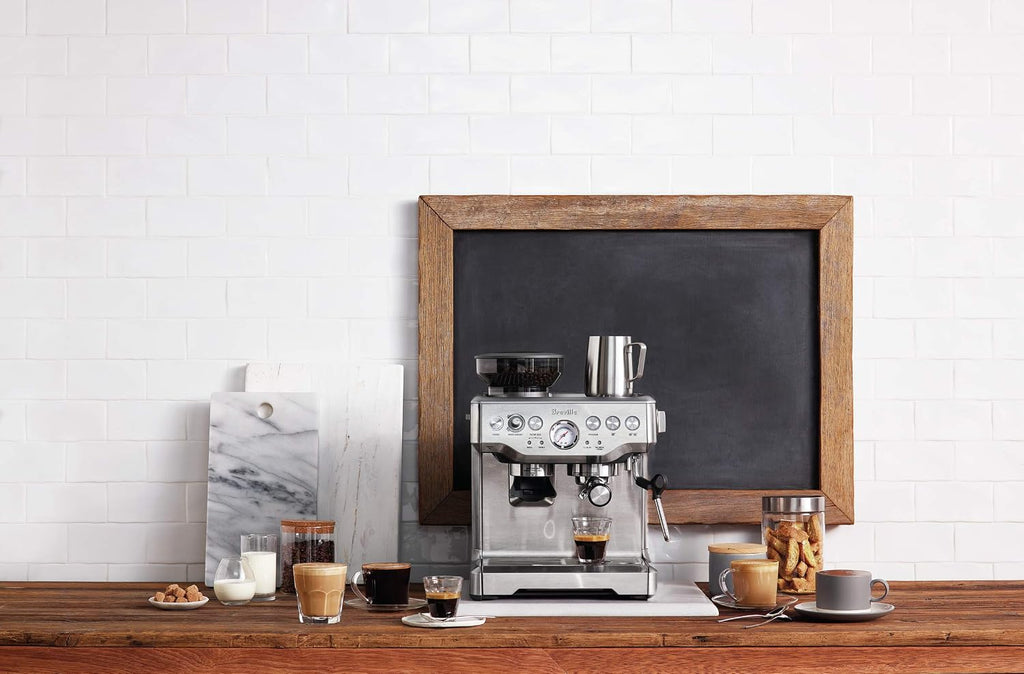 BES870XL Barista Express Espresso Machine, Brushed Stainless Steel | Craft café-quality espresso shots, lattes and