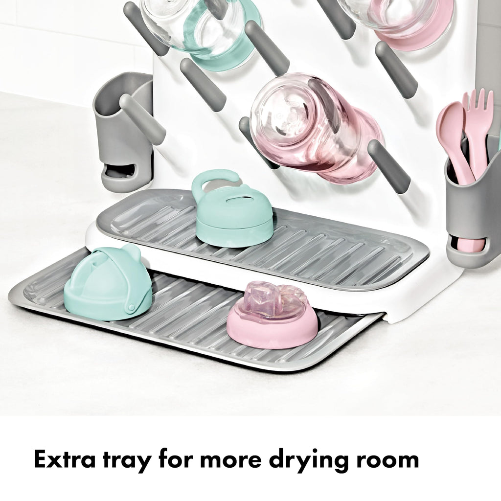 Expandable Baby Bottle Drying Rack, Space-Saving