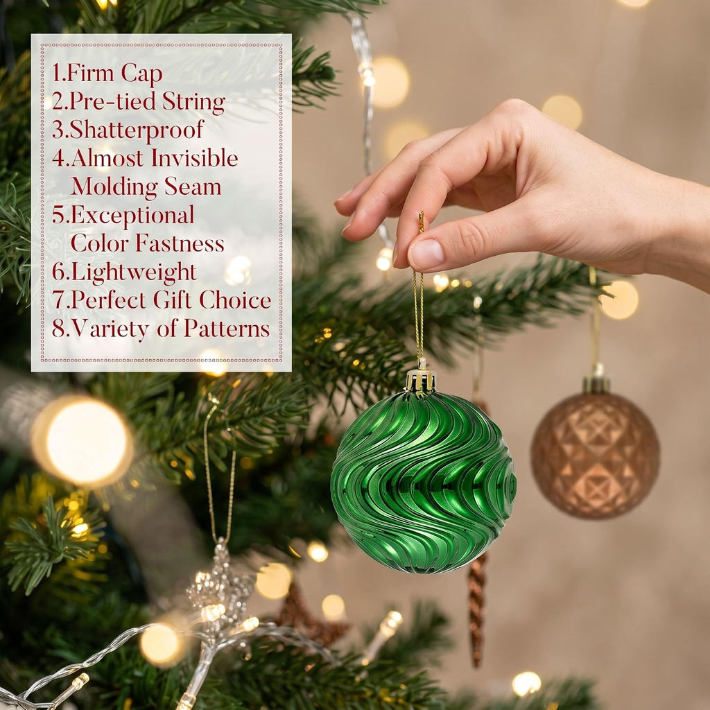100ct Christmas Tree Decorations Ball Ornaments Set