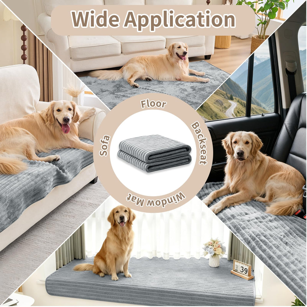 100% Waterproof Couch Covers for Dogs, 35"×59" Washable Couch Cover, Non Slip Sectional Couch Covers for 3 Cushion